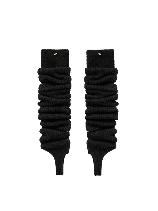 Alpaca Wool High-Cuff Slouch Socks - CHINASQUAD