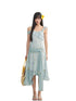 Checkered Print Asymmetrical Slip Dress - CHINASQUAD