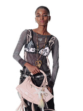 Contrast Star Heart Braided Bag - hanging Necklace - CHINASQUAD