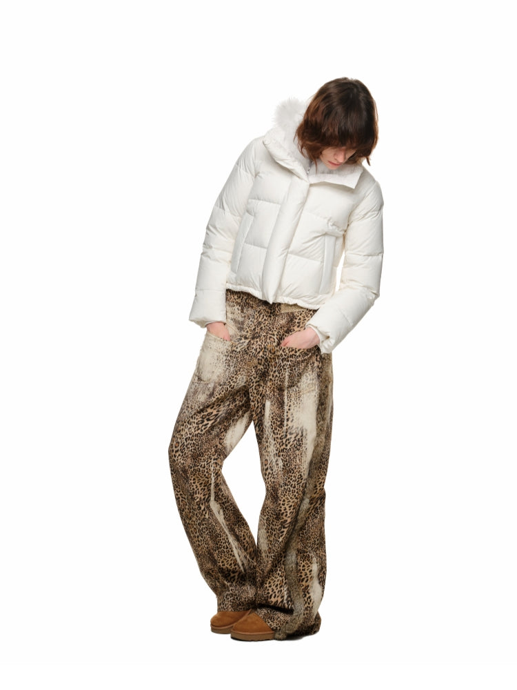 Short Down-Filled Goose Jacket - CHINASQUAD