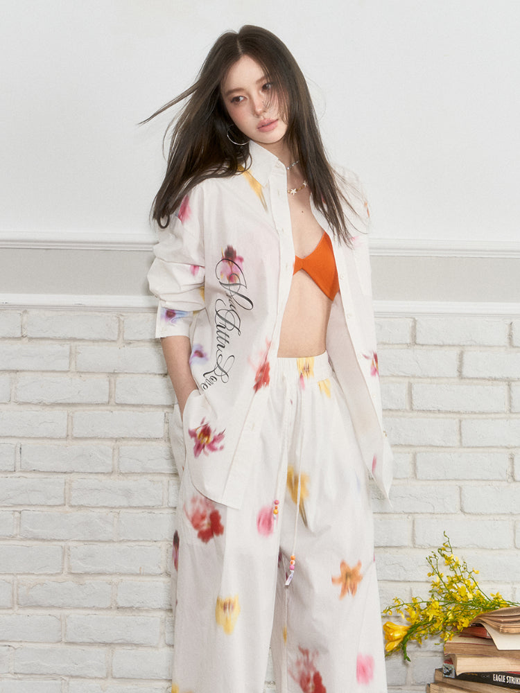 Flower Hanging Casual Pants - CHINASQUAD