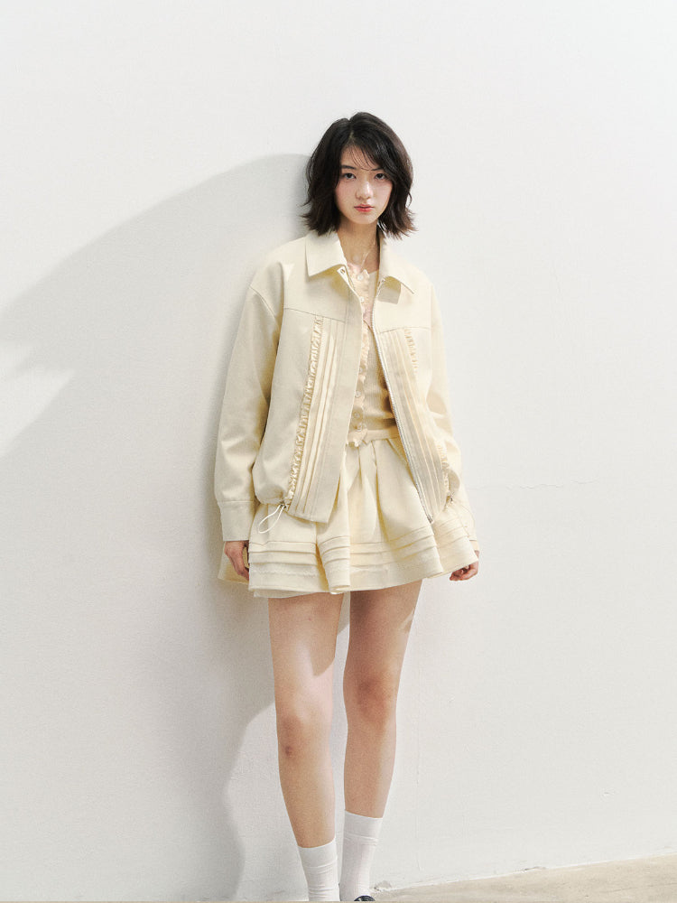 Versatile Pleated Puff Skirt - CHINASQUAD
