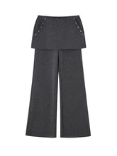Lace Spliced Fake Two-Piece Knit Sweater - CHINASQUAD