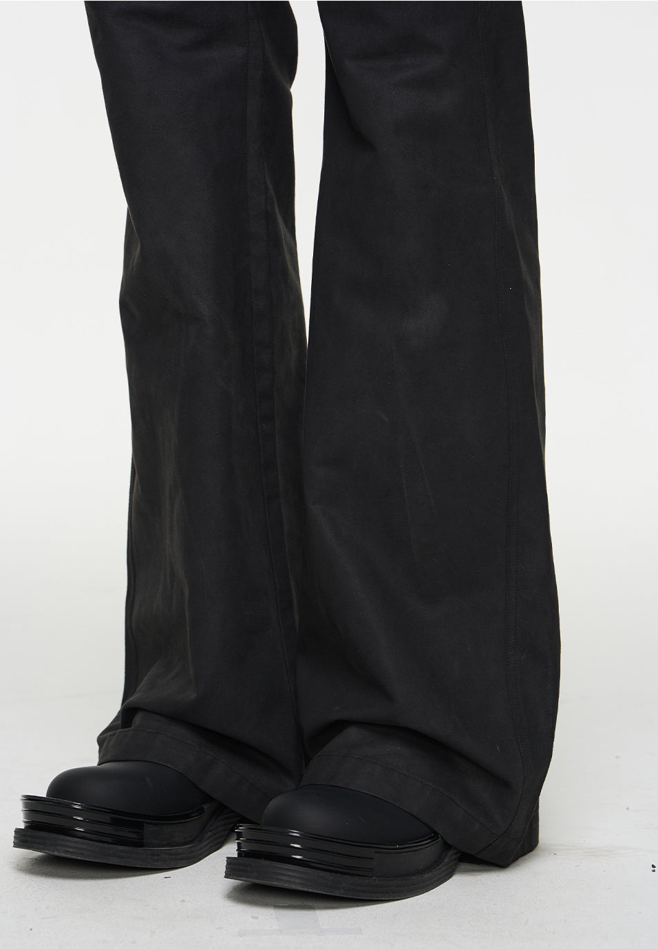 Black 2-in-1 Wide-Leg Pants - CHINASQUAD