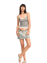 Fake Two-Piece Color-Block Splicing Vest - CHINASQUAD