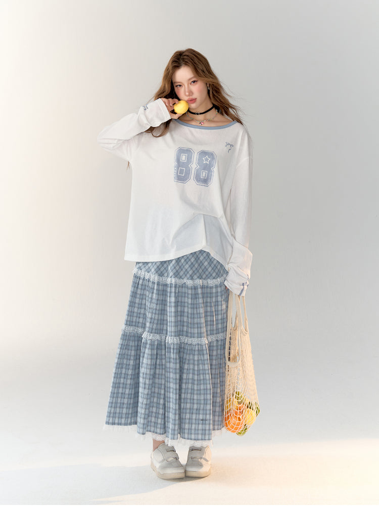 Lace Trimmed Cake Skirt - CHINASQUAD