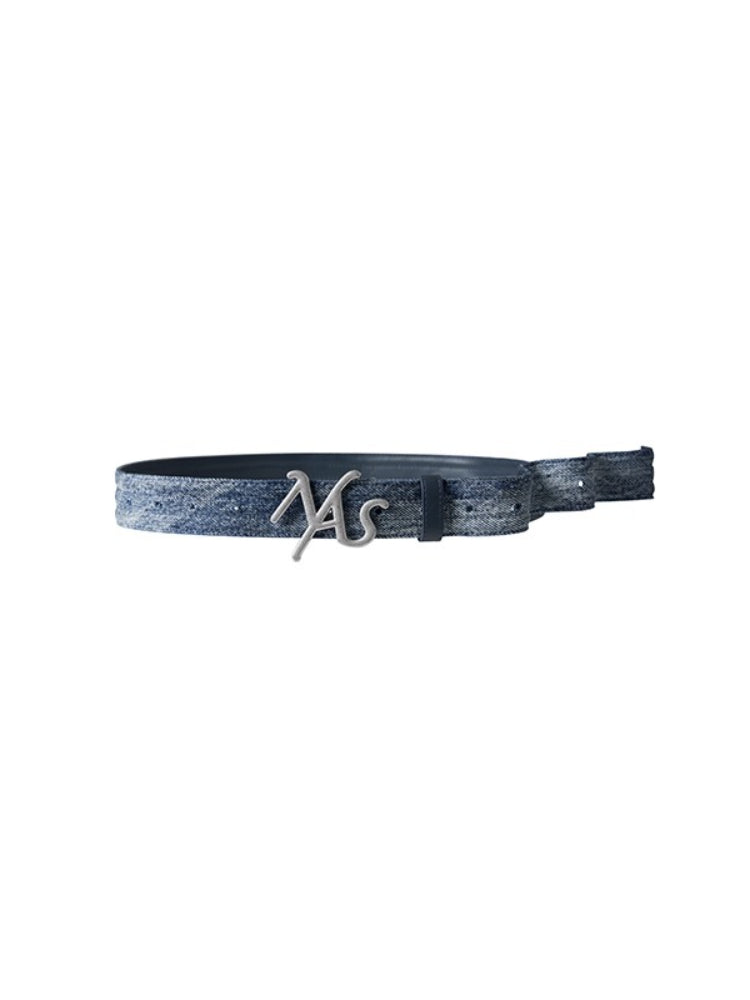 "Feria Series" Volcano Washed Twill Denim Belt - CHINASQUAD