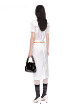 Polka Dot Satin Tie-up Top - CHINASQUAD