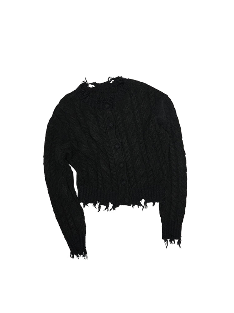 Cable Knit Cardigan & Skirt Set - CHINASQUAD