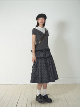 Polka Dot Pocket Loose Midi Skirt - CHINASQUAD
