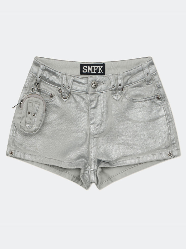 Compass Tarpan Rock Low-Waist Denim Shorts - CHINASQUAD