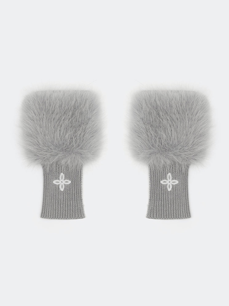 SMFK Compass Snowman Furry Gloves - CHINASQUAD