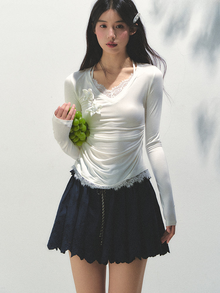 Sun Protection 3D Lace T-shirt