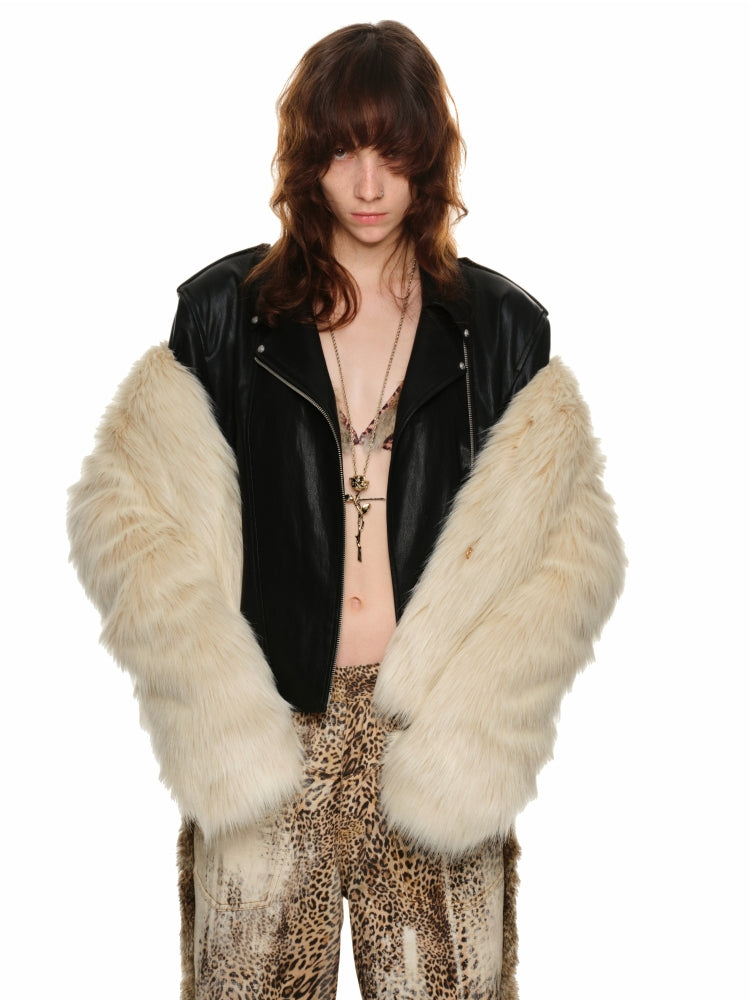 Faux Fox Fur Short Coat - CHINASQUAD
