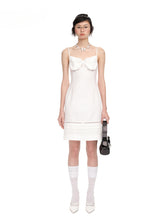 Bow Tie Double-Layer Bustier Dress - CHINASQUAD