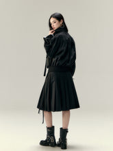 Plaid Patchwork Oversized Large Pockets Jacket - CHINASQUAD
