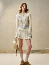 Mohair and Satin Cardigan & Skirt Set - CHINASQUAD