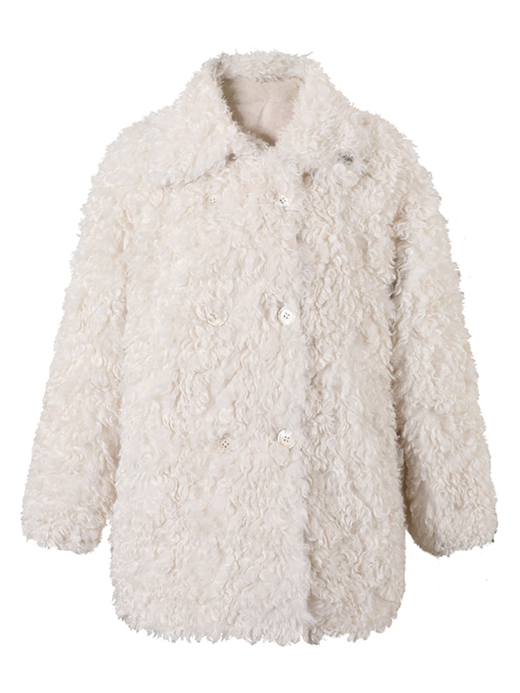 Eco-friendly Fur Lined Fur Coat - CHINASQUAD