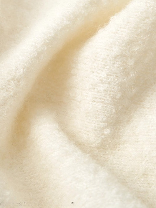 Polar Wool Loop Knit Cardigan