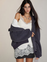 Heavyweight Shearling High-Collar Hoodie - CHINASQUAD