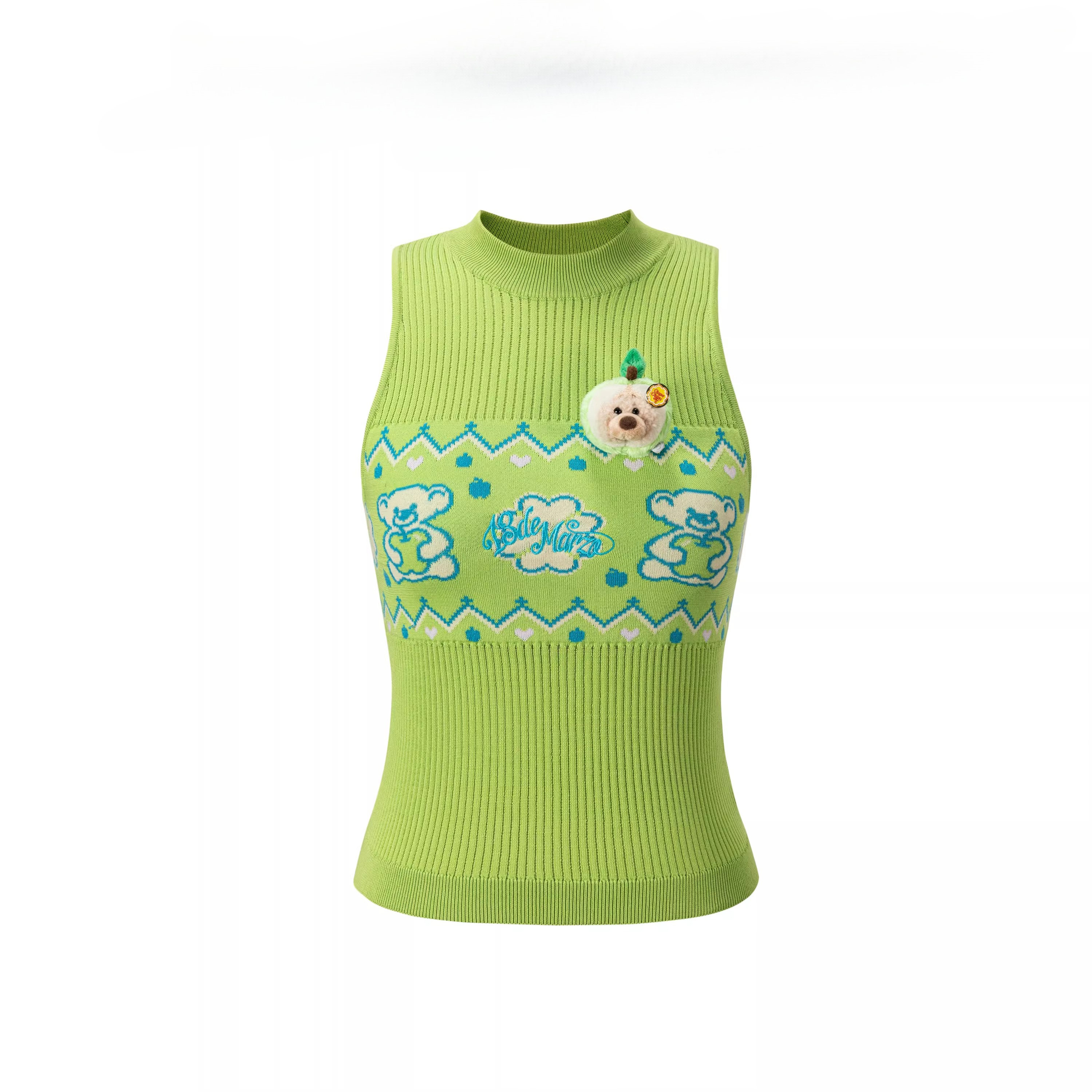 Candy Knit Cropped Vest