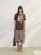 Irregular Ruffle  Top & Midi Skirt Set - CHINASQUAD