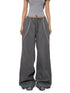 Striped Design Loose Wide-Legged Pants - CHINASQUAD
