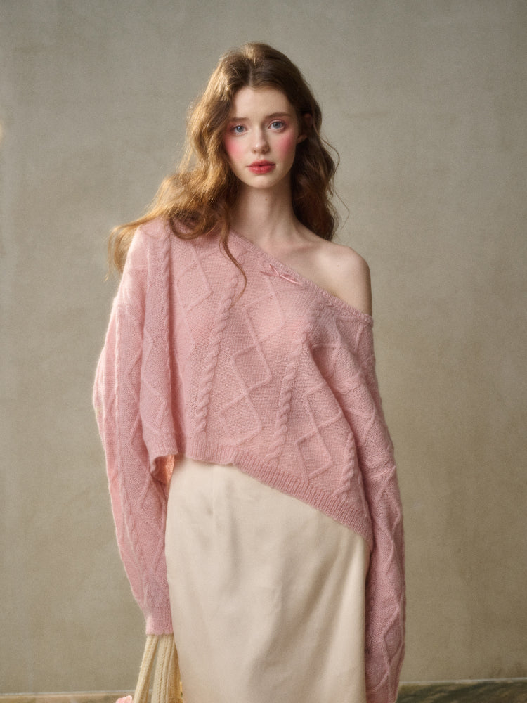 Loose French Style Short Sweater - CHINASQUAD