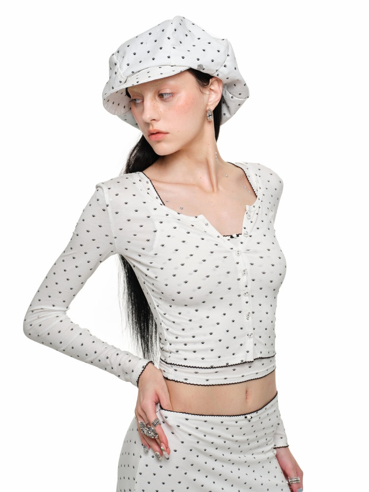 Cat Paw Lace Cardigan - CHINASQUAD