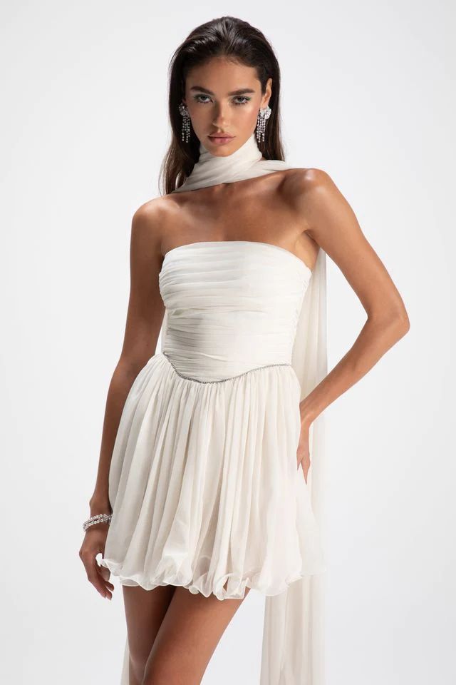 Double layer pleated clearance dress