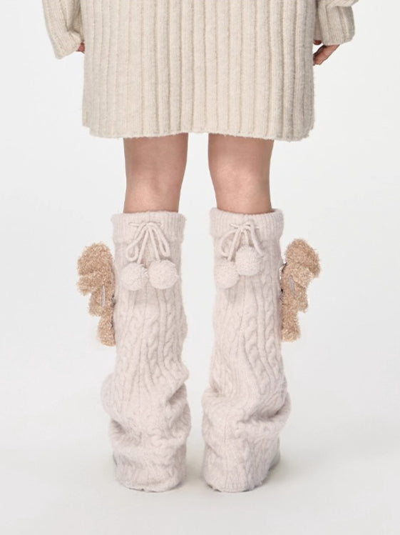 Knit Leg Warmer Socks