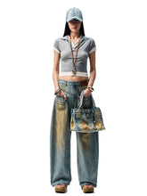 Mud-dyed Washed Jeans - CHINASQUAD