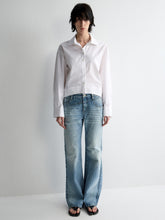 Irregular Pocket Wide-Leg Denim Pants - CHINASQUAD