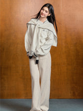 Tweed High-Waist Casual Pants - CHINASQUAD