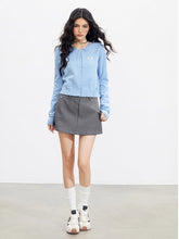 Rolled-Edge Knit Cardigan - CHINASQUAD