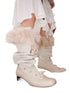 Detachable Fur Collar Suede Knee-High Fashion Boots - CHINASQUAD