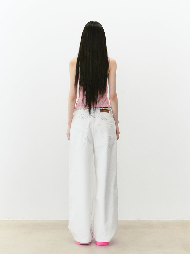 Spliced Bow Loose Sling Vest - CHINASQUAD