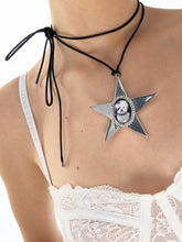 Whimsical Dog Star Pendant Leather Necklace - CHINASQUAD