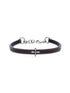 Compass Badge Leather Choker - CHINASQUAD
