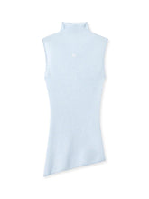 “Djembe Series” 100% Wool Asymmetric Hem Turtleneck T-shirt - CHINASQUAD