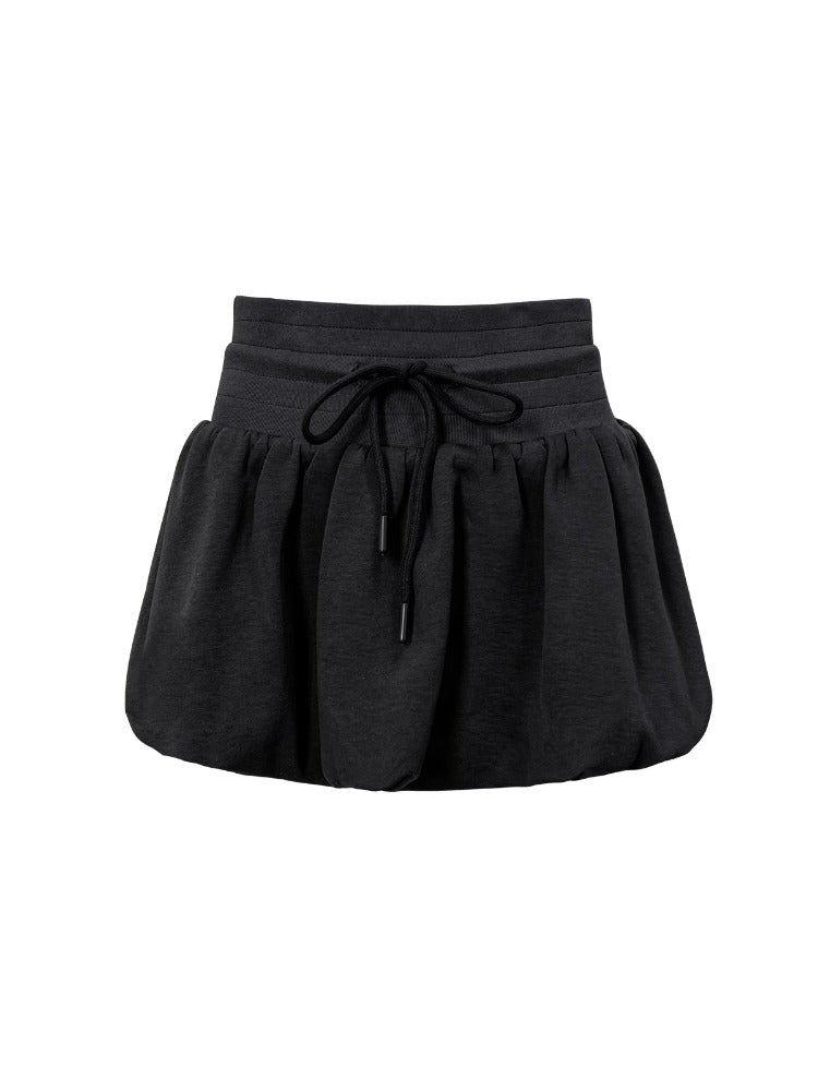 Gray Sporty Slanted Sweatshirt & Skirt Set - CHINASQUAD