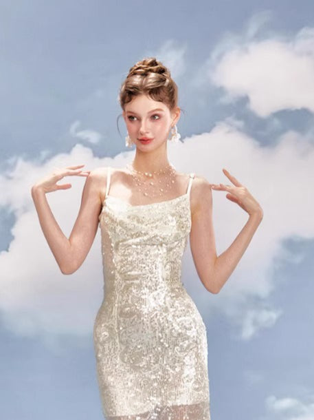 Shimmer Siren Sequin Bodycon Mermaid Dress