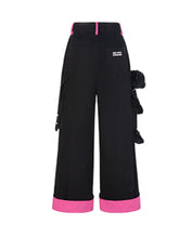 White & Black Bear Cargo Pants - CHINASQUAD