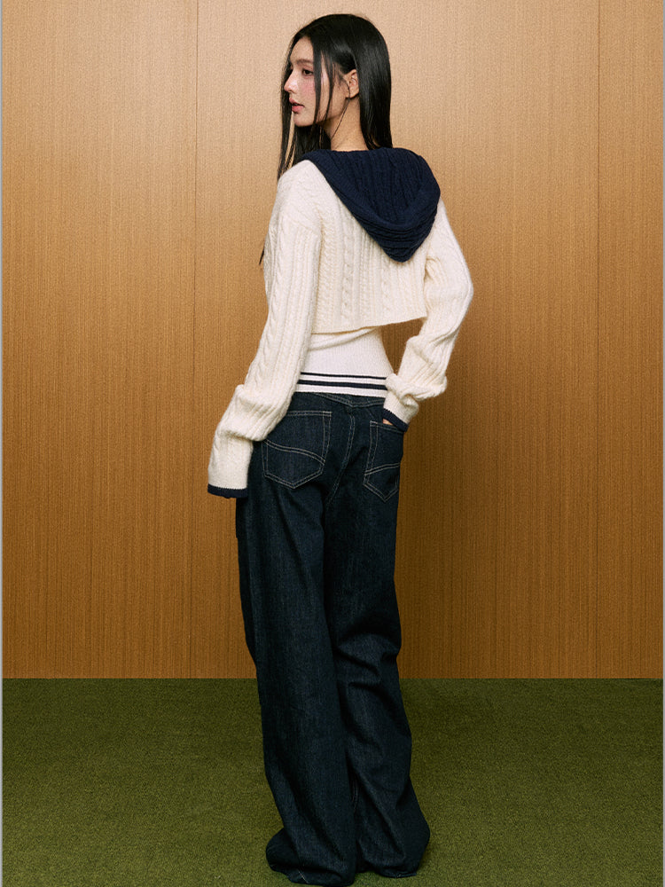 Vintage Low-Waist Denim Pants - CHINASQUAD