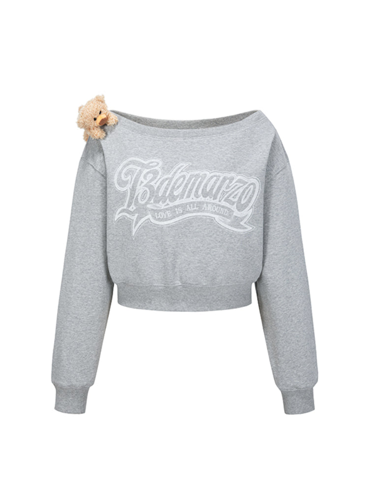 Off-Shoulder Pullover Short Top - CHINASQUAD