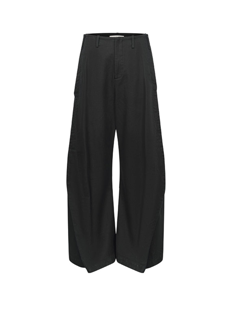 Black & Gray Green Scimitar Shaped Pants - CHINASQUAD