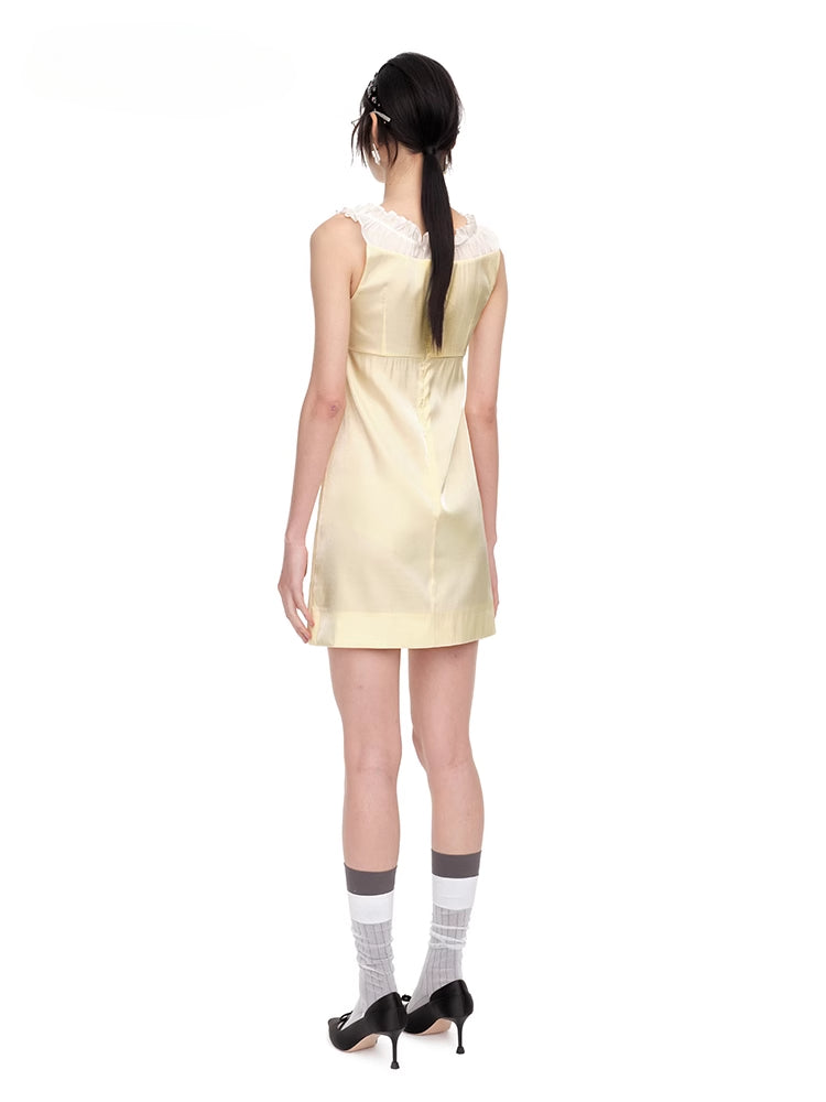 Spliced Strap Dress - CHINASQUAD
