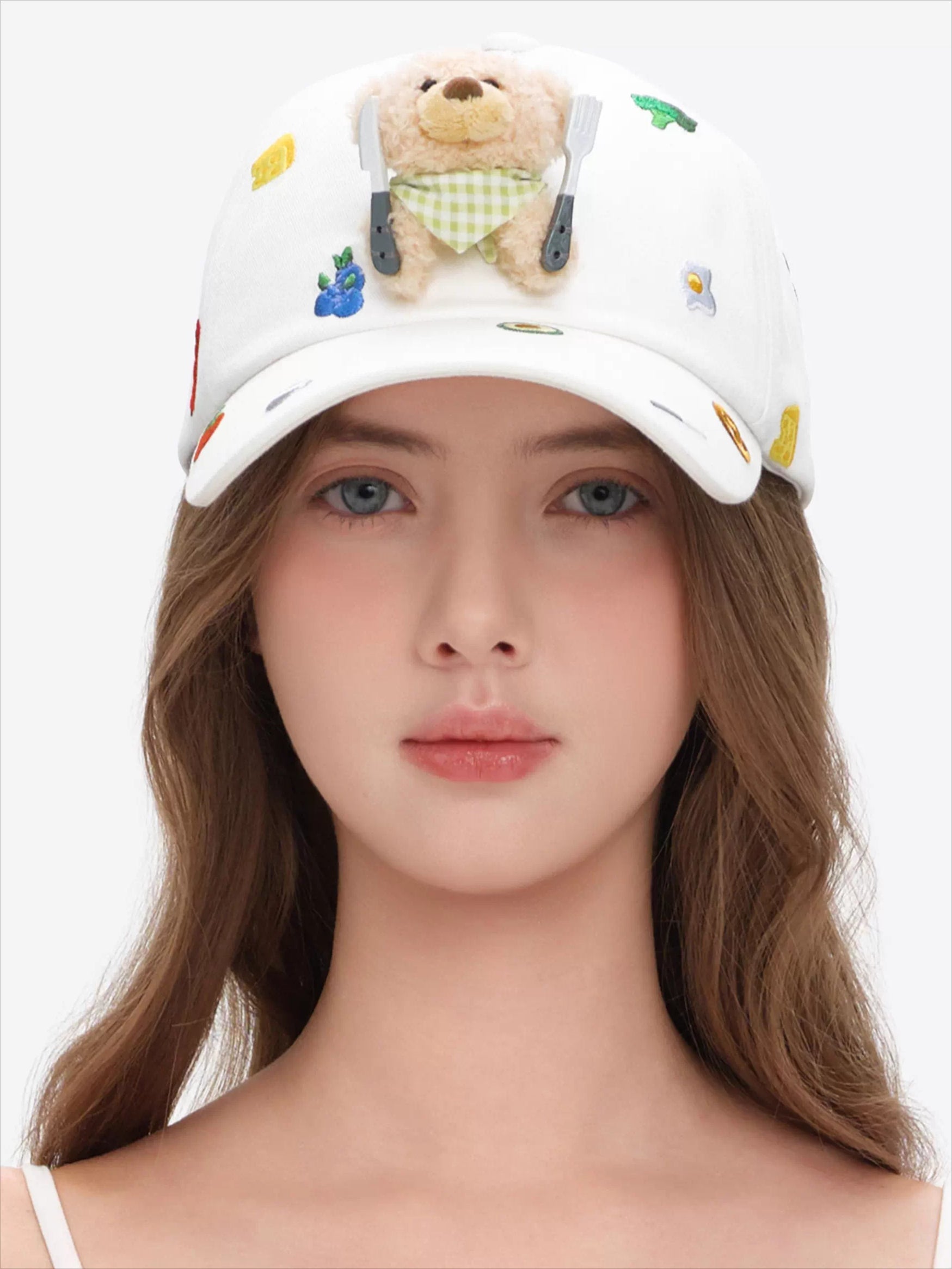 Breakfast Embroidery Baseball Cap