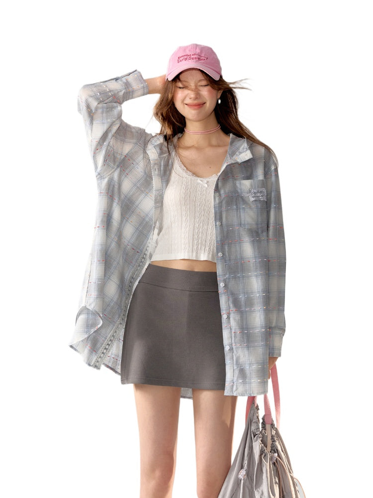 Lace Ruffle Bow Sling Vest - CHINASQUAD