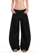 Low-Rise Slim-Fit Loose Wide-Leg Pants - CHINASQUAD